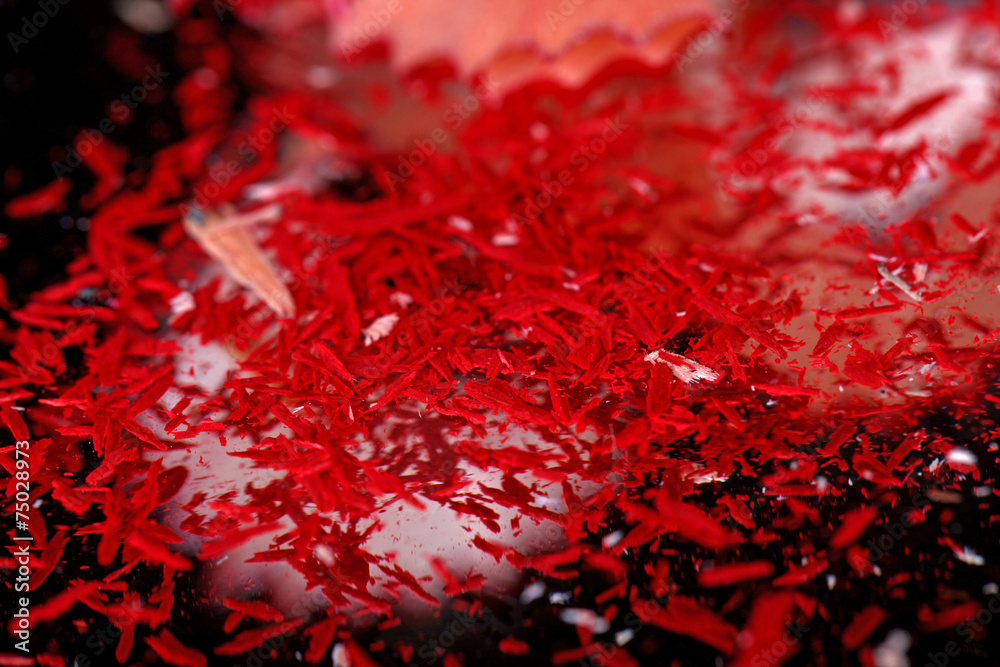 Fototapeta premium Roter Minenstaub