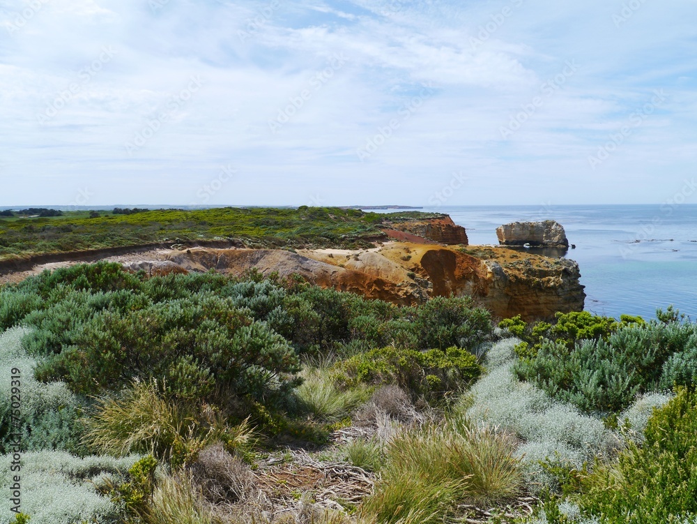 Bay of islands coastal park in Victora in australia