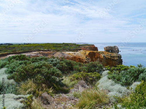 Bay of islands coastal park in Victora in australia photo