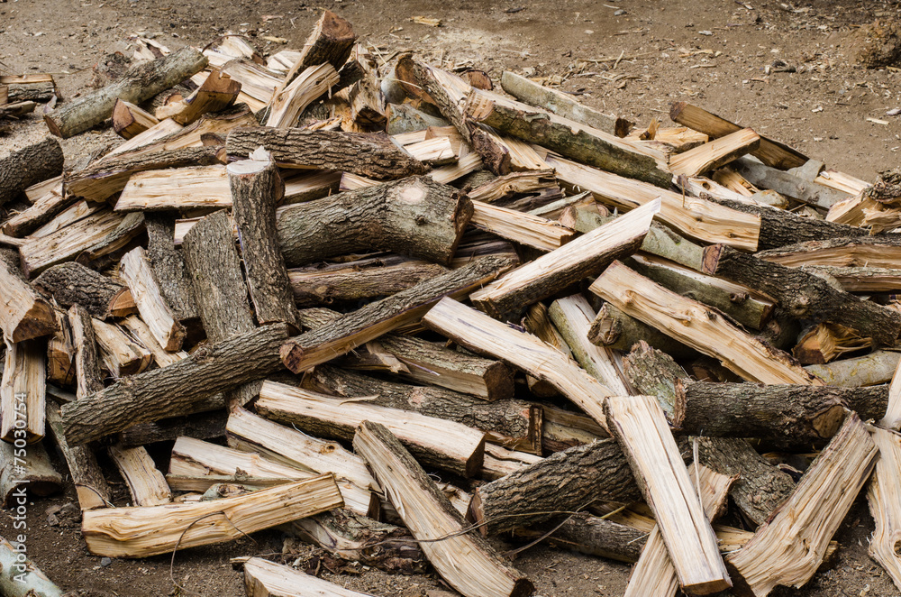 Pile of firewood Pile of firewood
