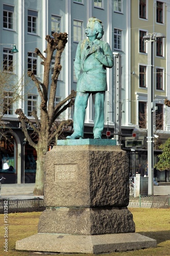 Monument to composer Edvard Grieg in Bergen photo