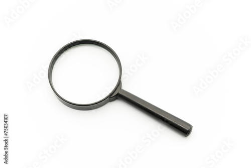 Obraz na płótnie black magnifier