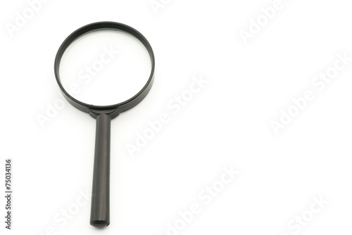 Naklejka black magnifier