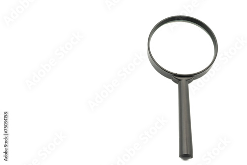 Fototapeta black magnifier
