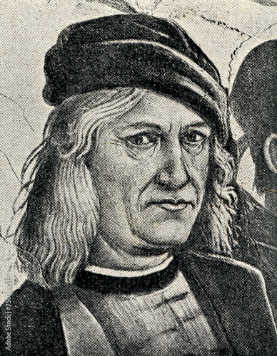 Selfportrait of Luca Signorelli, Italian Renaissance painter