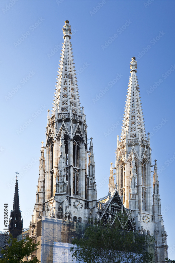 The Votive Church in Vienna, Austria