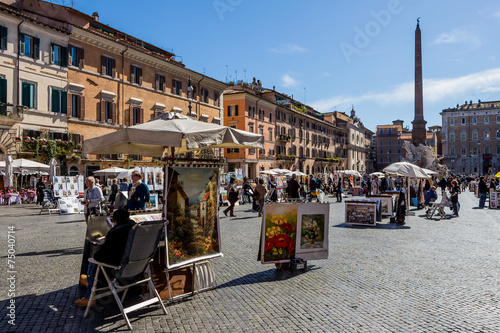 Italien, Rom, Piazza Navona photo