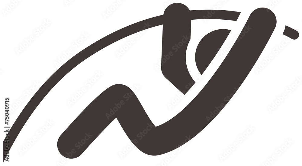 pole vault icon pole vault icon