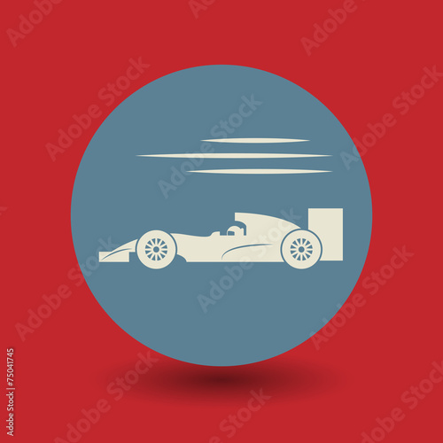 Race symbol, vector