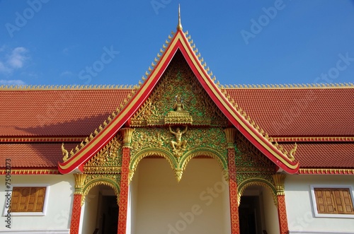 Temple bouddhiste à Vientiane, Laos