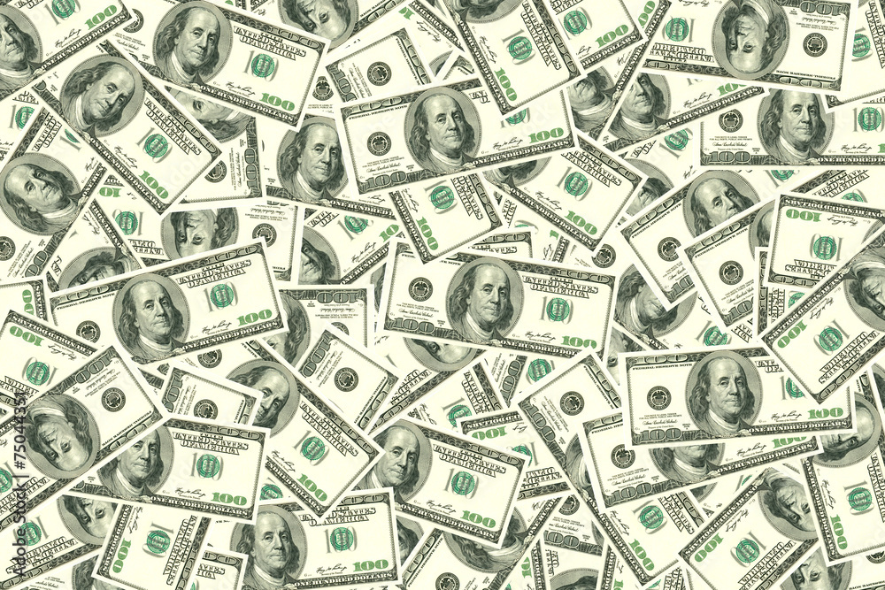 Background of dollars. Background of dollars.