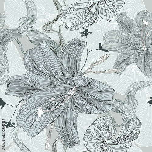 drawing flower - Illustration