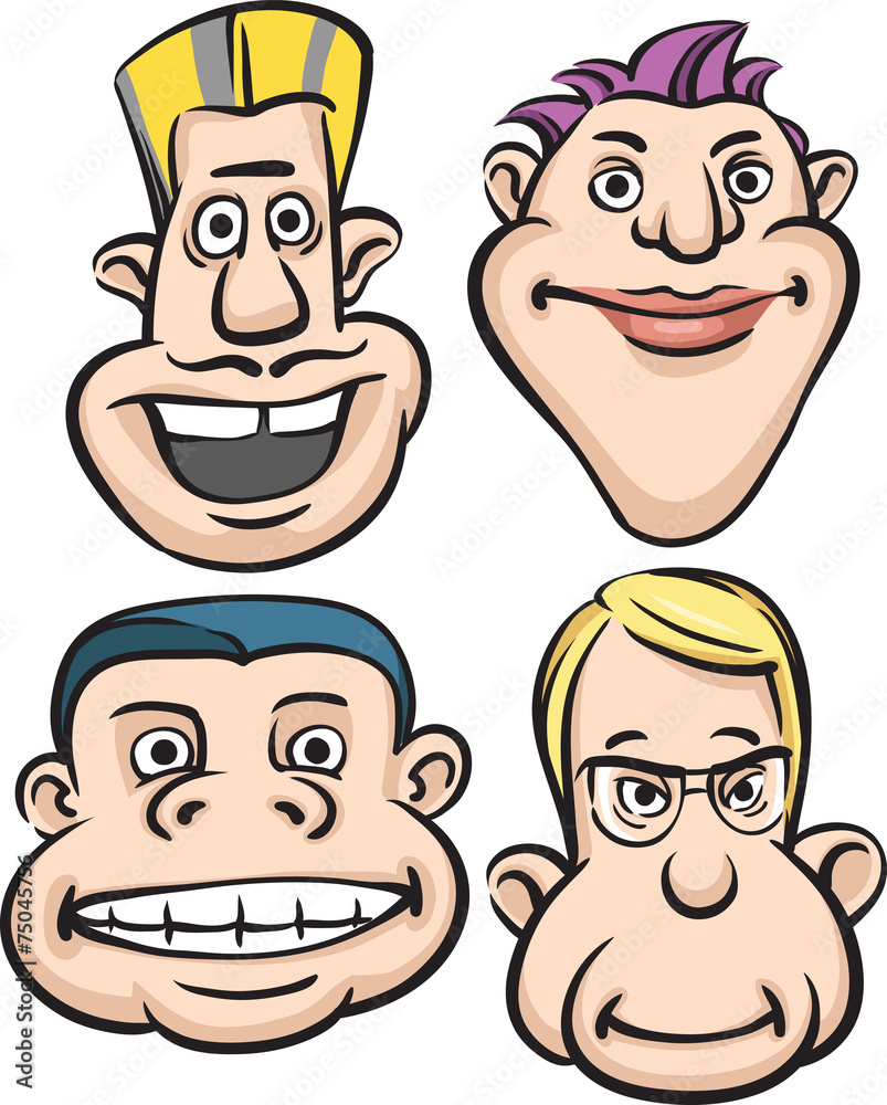 Eccentric People Heads Eccentric People Heads