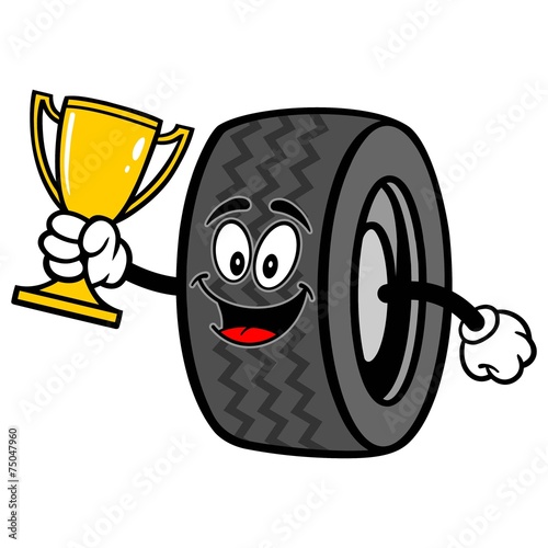 Tire with Trophy