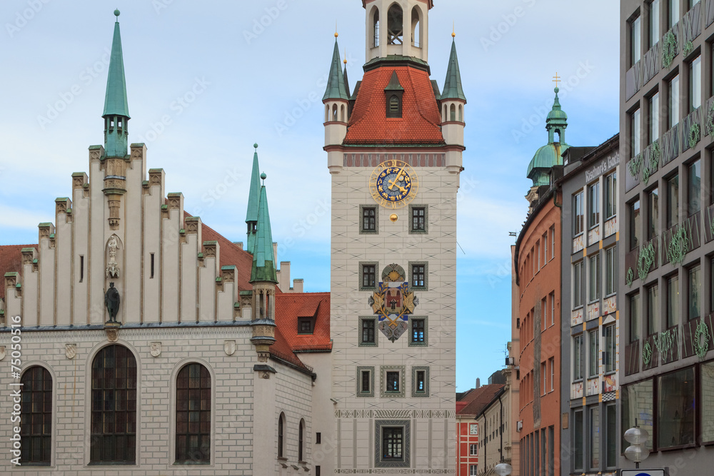 Old city hall in Munich, German