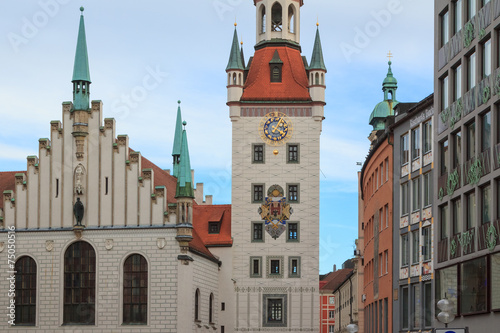 Old city hall in Munich, German