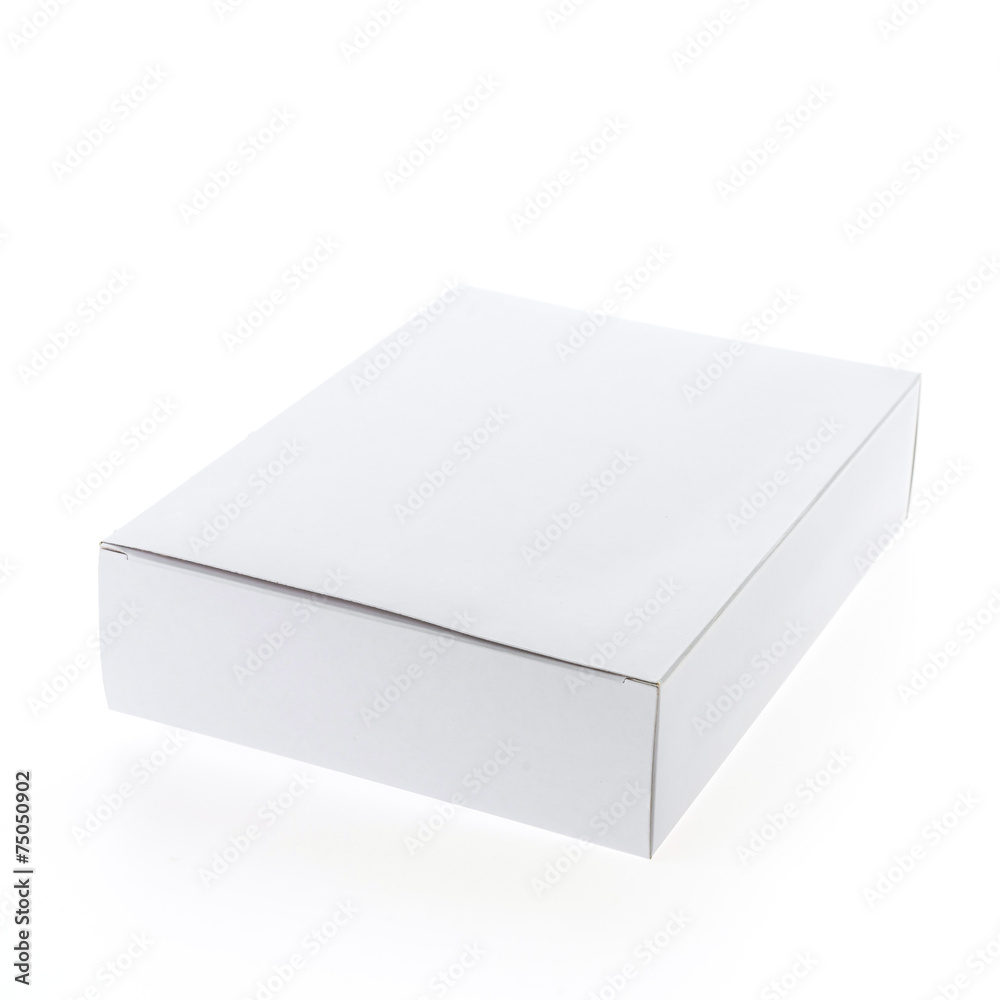 Empty blank white box Empty blank white box