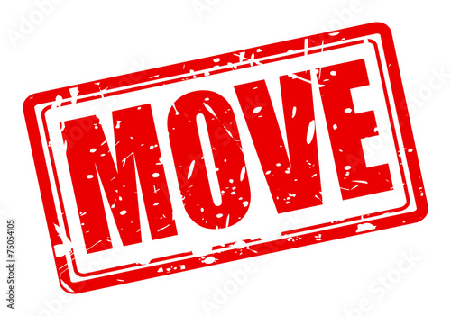 Move red stamp text