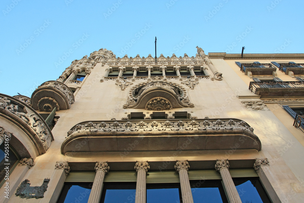 Fototapeta premium Casa Lleó Morera, barcelona, spain