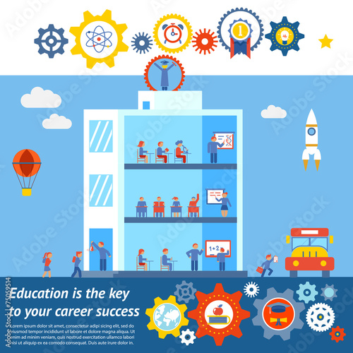 Seamless Vector Education to Success Design