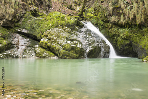 beautiful little lake in gorski kotar photo