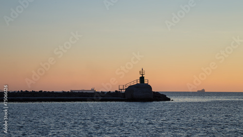 Tanker in the bay of Trieste