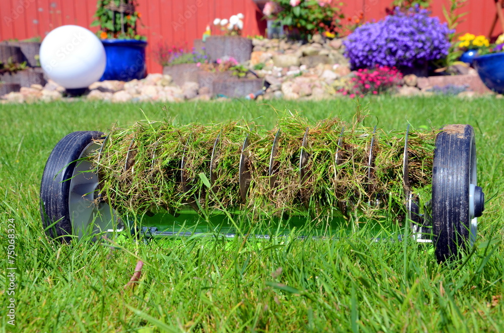 Fototapeta premium Gartenarbeit