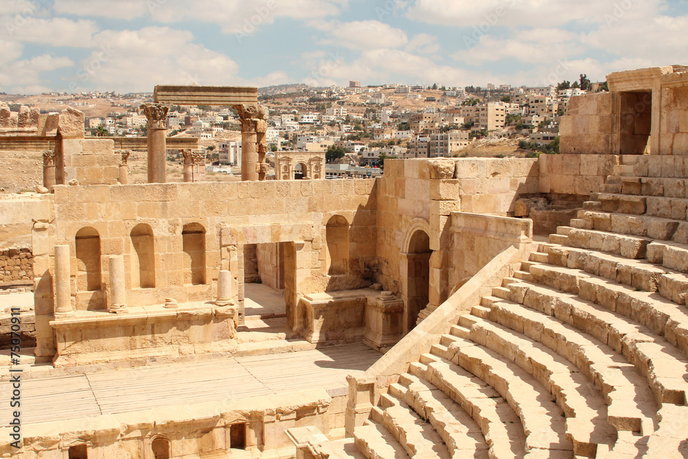 Gerasa Südtheater in Jordanien