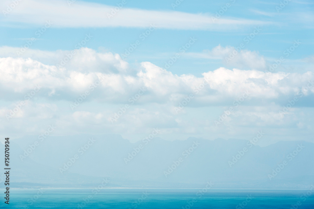 cloudscape over ocean