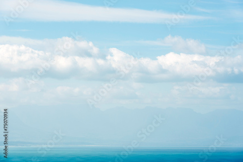 cloudscape over ocean