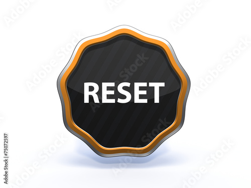 Obraz na płótnie reset star icon on white background