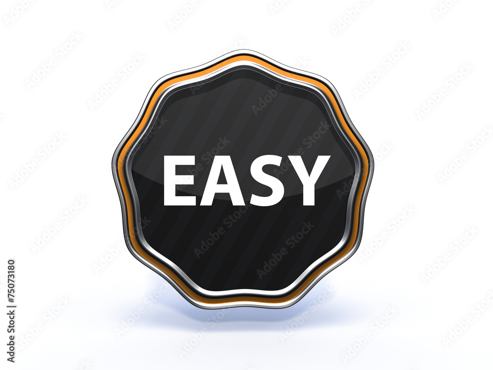 easy star icon on white background easy star icon on white background