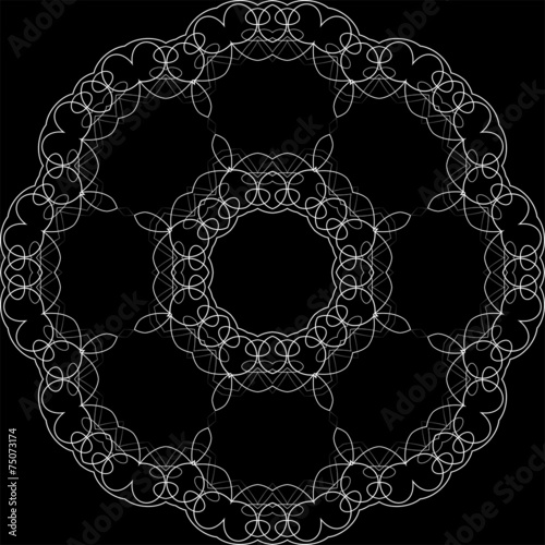 square pattern carving sophisticated symmetric pattern vector