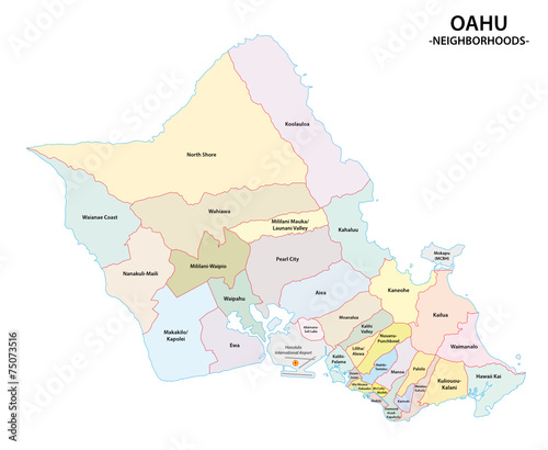 oahu neighborhhood map