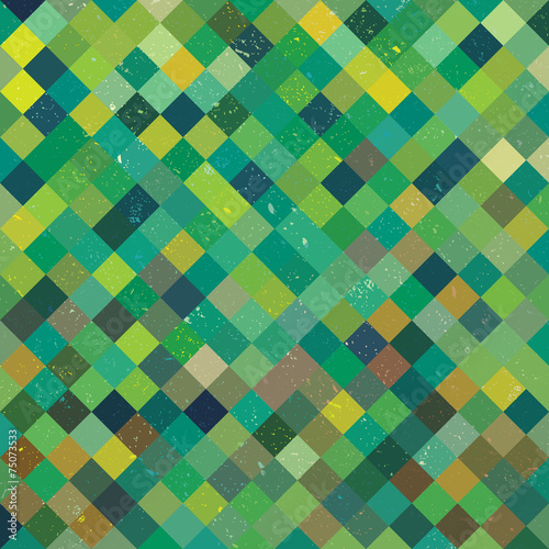 Pixel art style green vector background