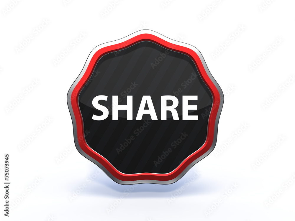 share star icon on white background share star icon on white background
