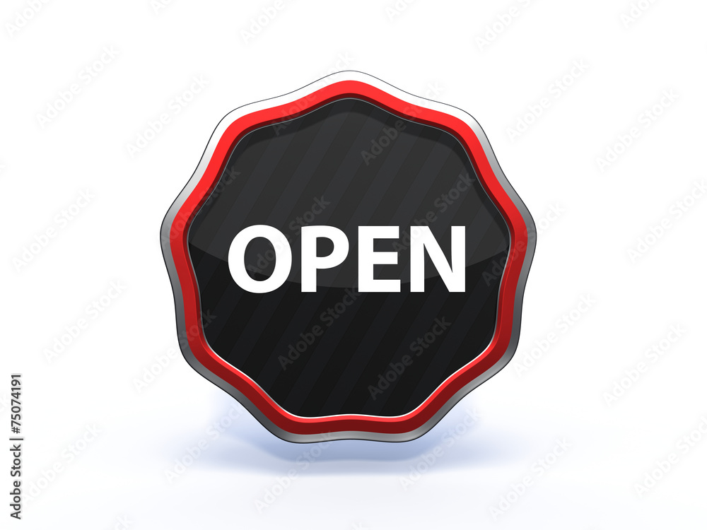 open star icon on white background open star icon on white background