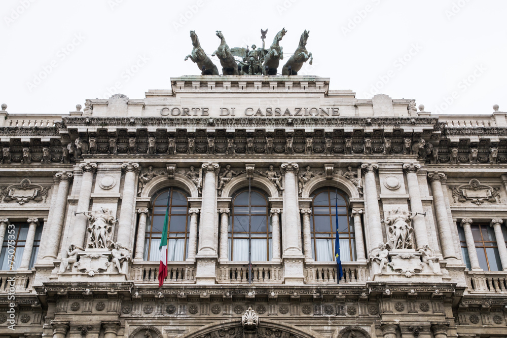 Obraz premium Corte di cassazione - Roma