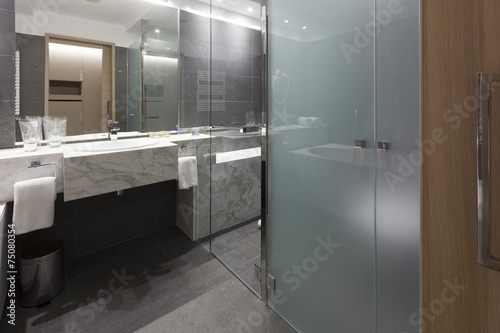 Wallpaper Mural Modern bathroom interior  Torontodigital.ca