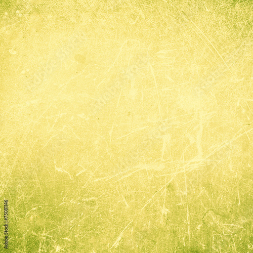 Grunge Abstract yellow textured background with spotlight and
