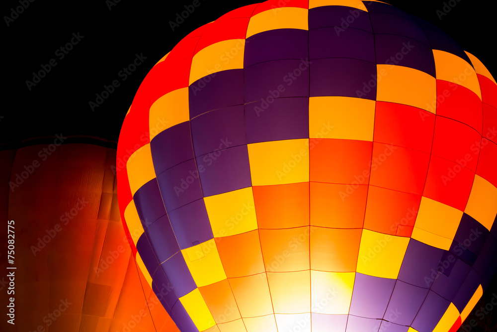 Fototapeta premium colorful hot air balloon
