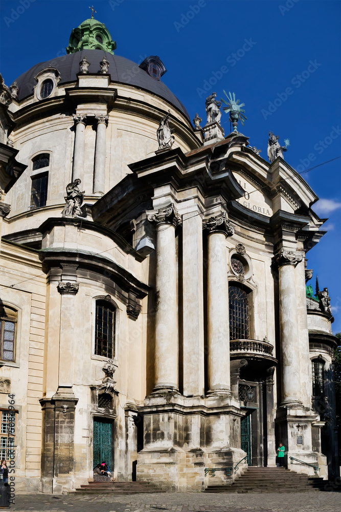 Obraz premium Dominican cathedral in Lviv, Ukraine