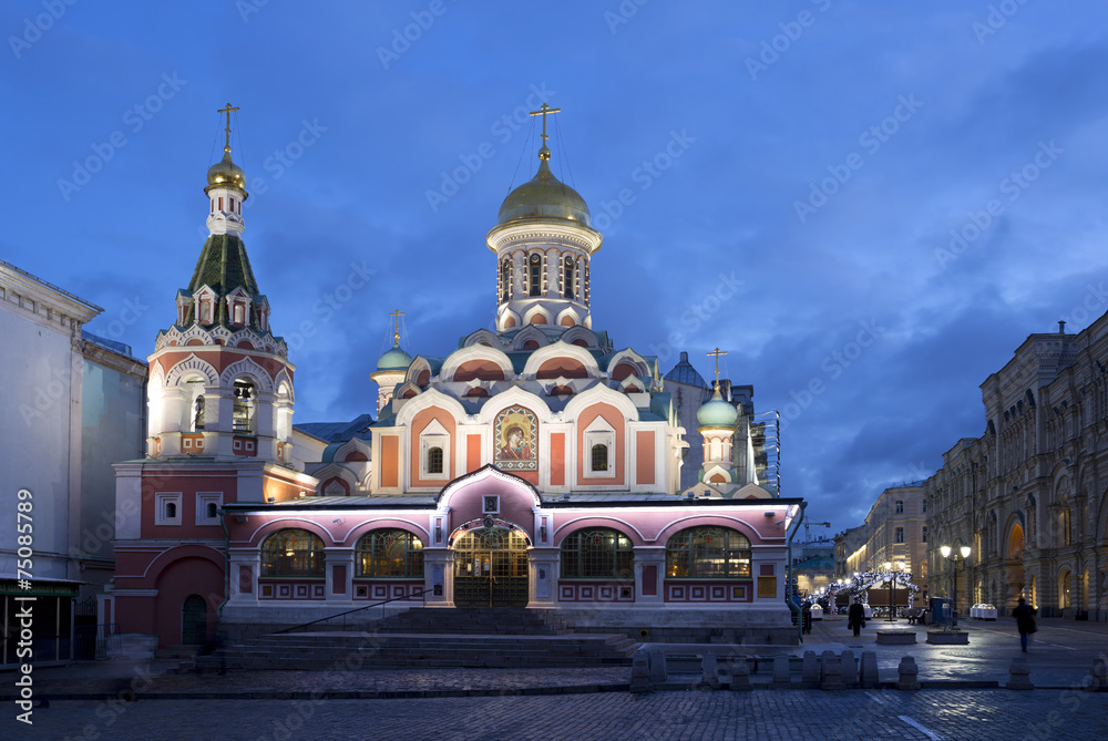 Казанский собор на Красной площади Москвы