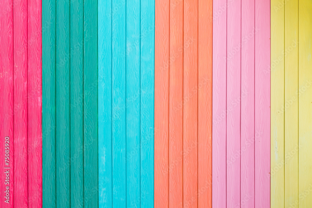 Close up Colorful Wood Background Texture