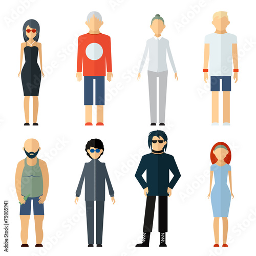 Vector Assorted People on Different Lifestyle
