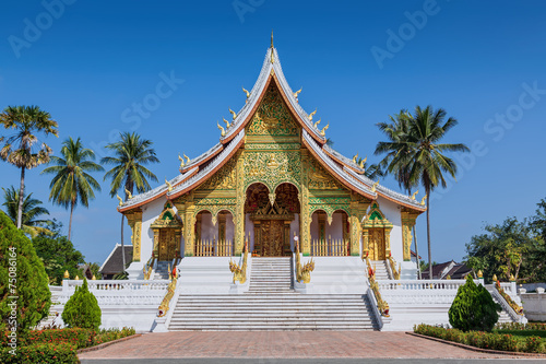 Buddhist Temple in Luang Prabang Royal Palace, Laos