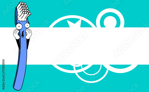 toothbrush funny cartoon background5