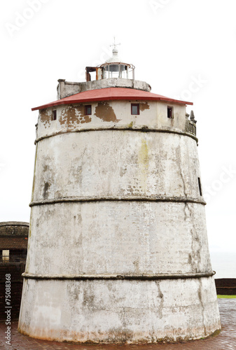 Lighthouse of Aguada Fort photo