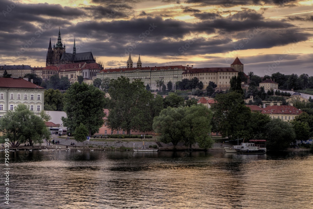 Panorama of Prague, Czech Republic