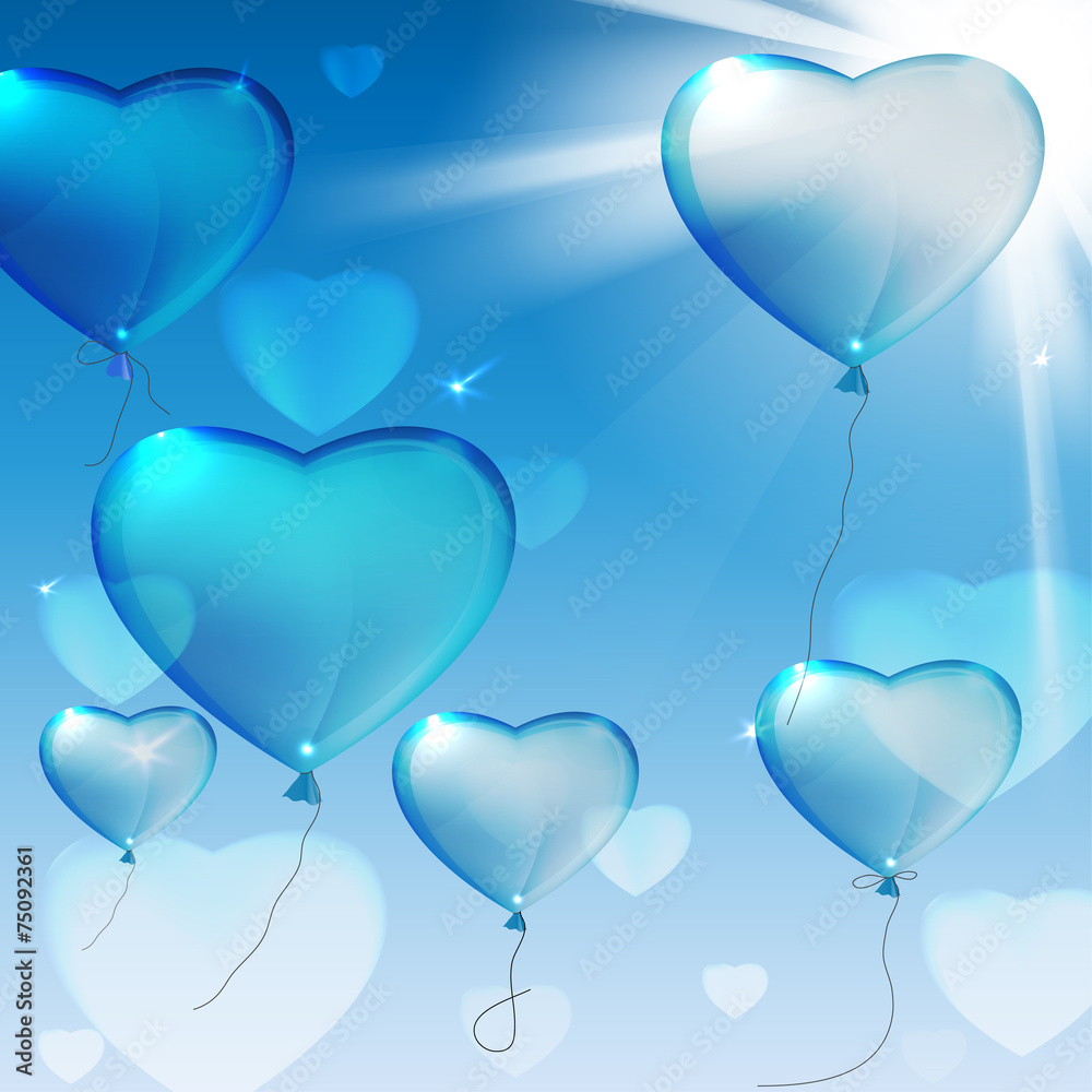 Pink heart balloons Pink heart balloons